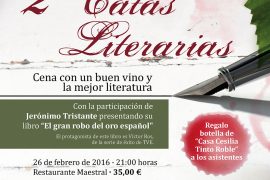 Segundas catas literarias con Jerónimo Tristante