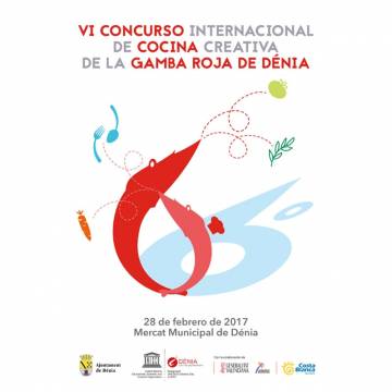 Cartel VI Concuros Gamba Roja Dénia