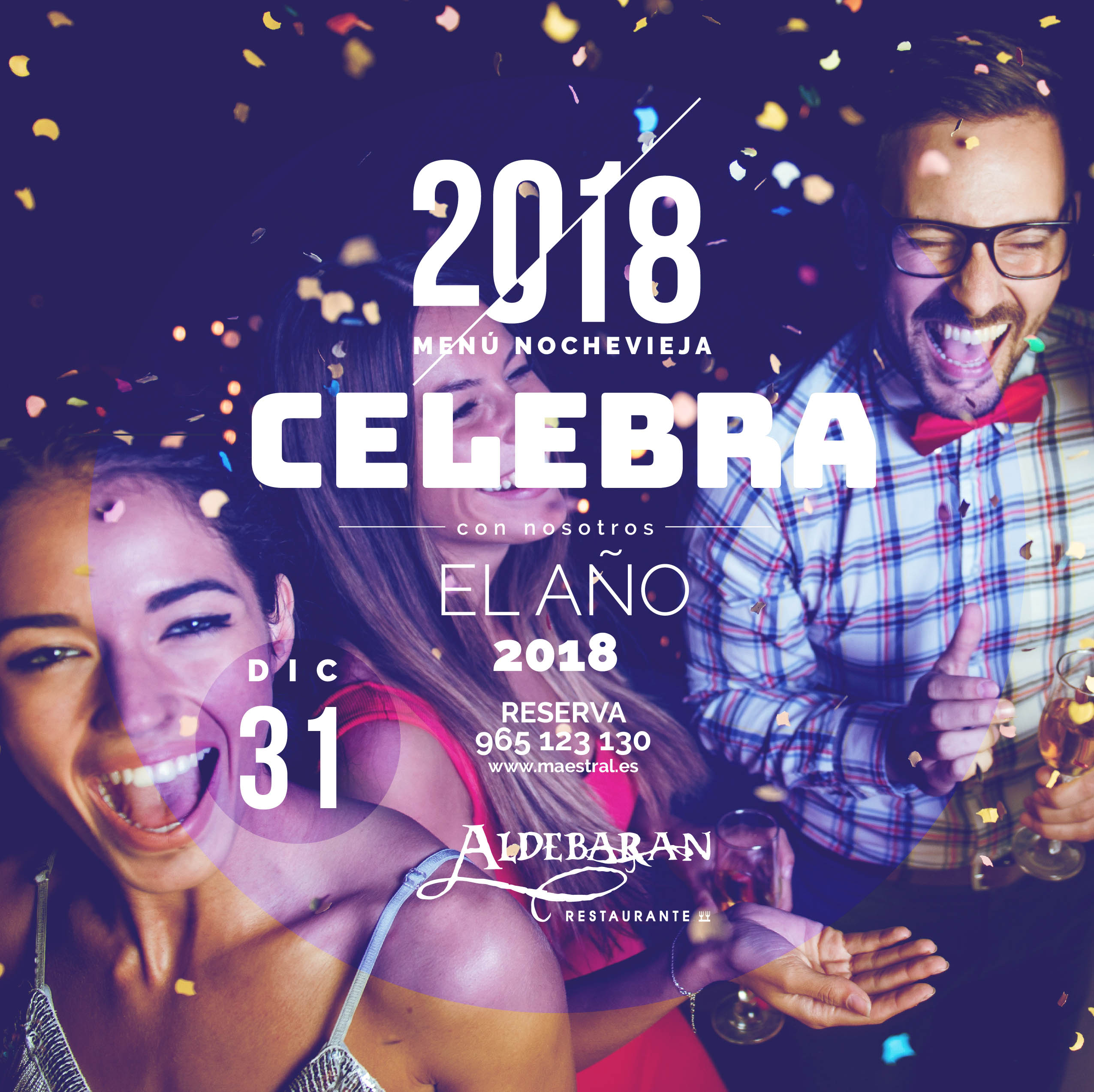 Menu Nochevieja 2017 Aldebarán Alicante