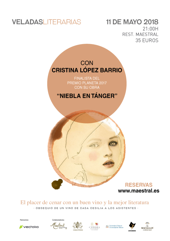 Veladas Literarias Maestral con Cristina López Barrio