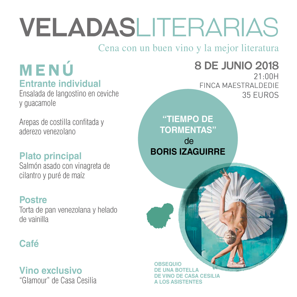 Veladas Literarias Maestral con Boris Izaguirre