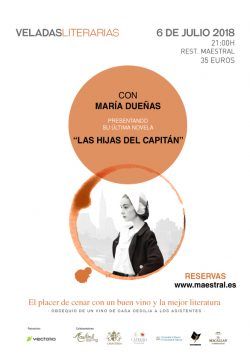 María Dueñas will close the Literary Evenings Series at Maestral with a sold-out presentation