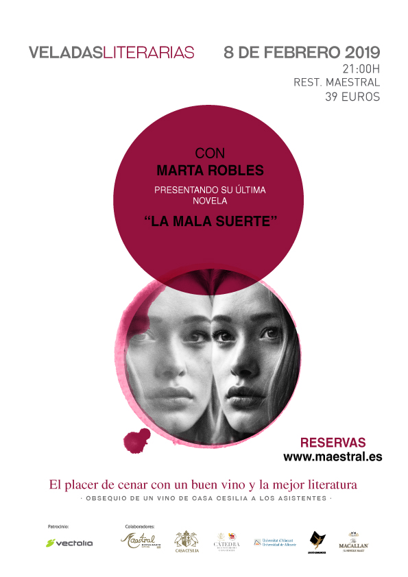 Veladas Literarias Maestral con Marta Robles