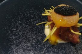 Cocina con Maestral: Steak Tartar con yema curada frita